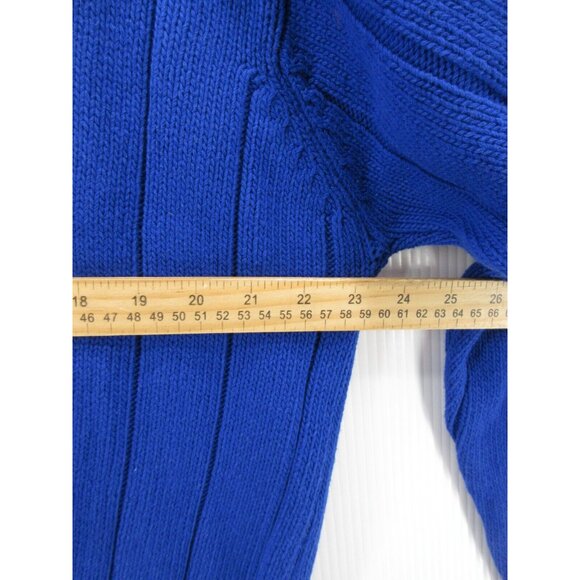 VINTAGE Eddie Bauer Sweater Large Pullover 90s Chunky Knit Heavy Logo - Picture 6 of 10